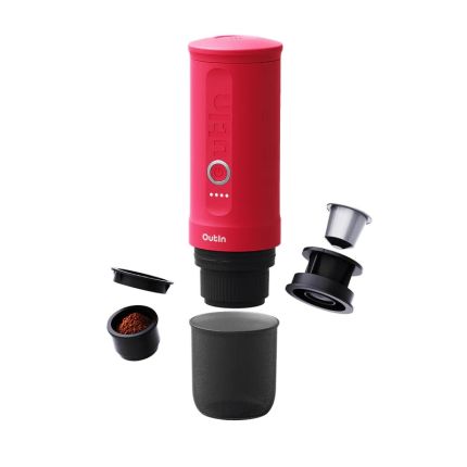 OutIn Nano Portable Espresso Crimson Red